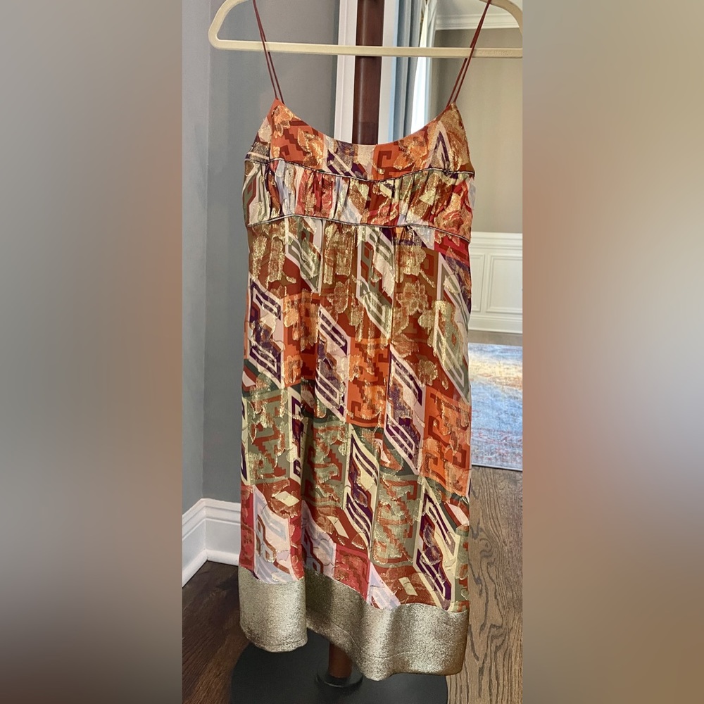 Nicole Miller Dress, gorgeous, rich colors, excellent condition